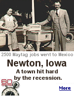 The layoffs and business closings in Newton, Iowa is a textbook example of what is going on in America today. Even the local chapter of the Optimists Club disbanded.